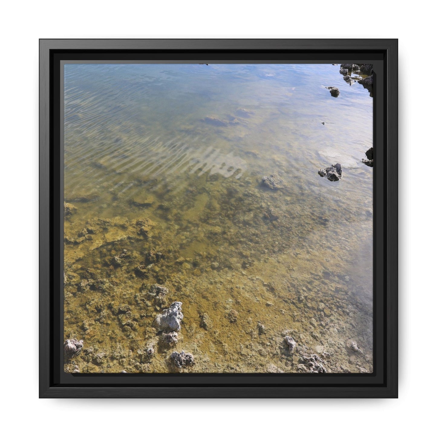 Ripples of Stone - Unique Stretched Canvas Wall Art