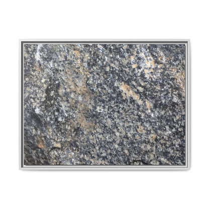 Crystalline Echoes - Unique Stretched Canvas Wall Art - Art By Earth