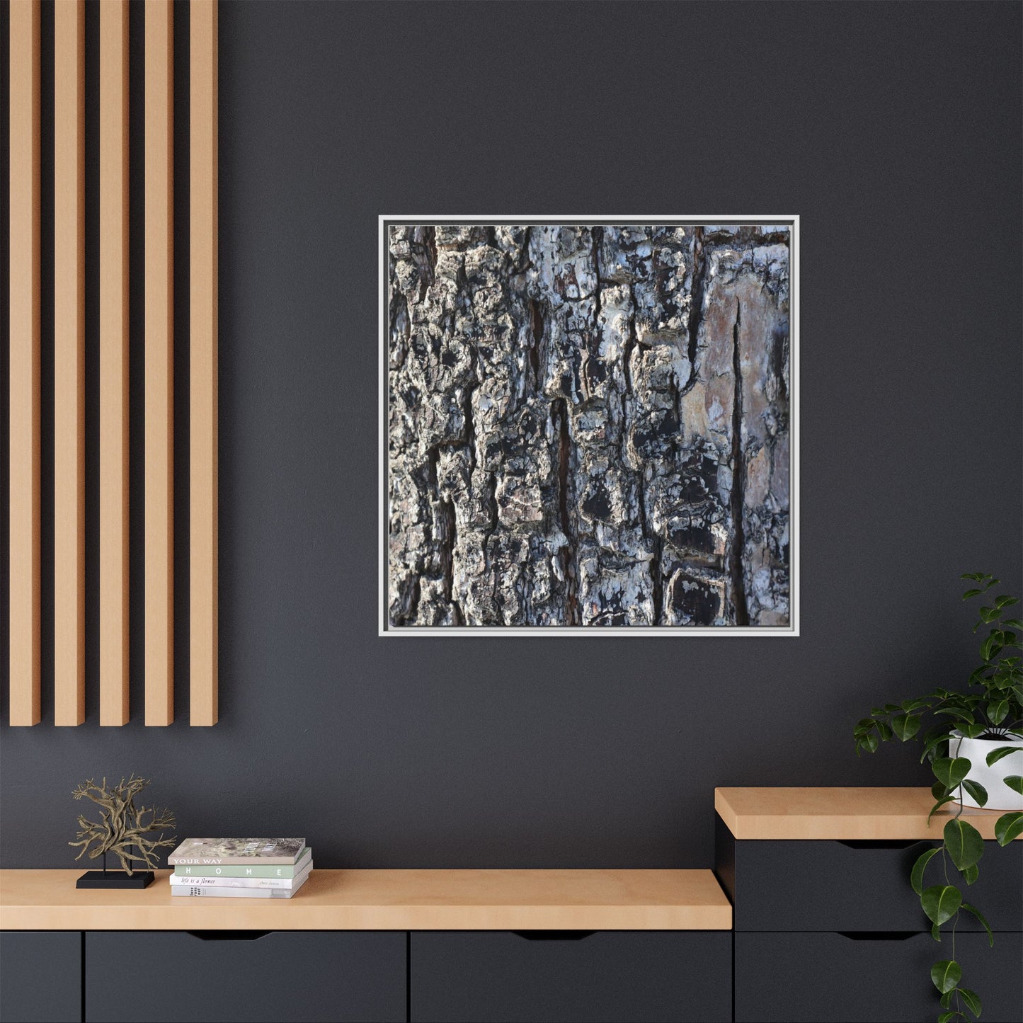 The Bark Chronicles - Unique Stretched Canvas Wall Art - Art By Earth