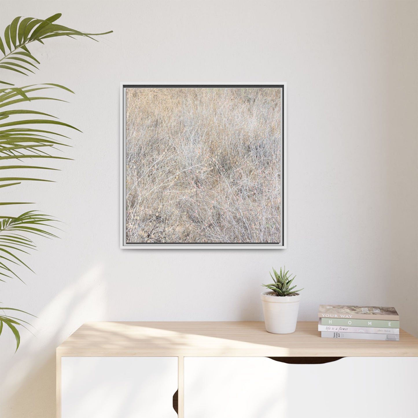 Whispers of Dry Grass - Unique Stretched Canvas Wall Art - Art By Earth