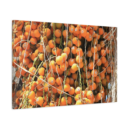 Orange Harvest - Unique Frameless Canvas Wall Art - Art By Earth