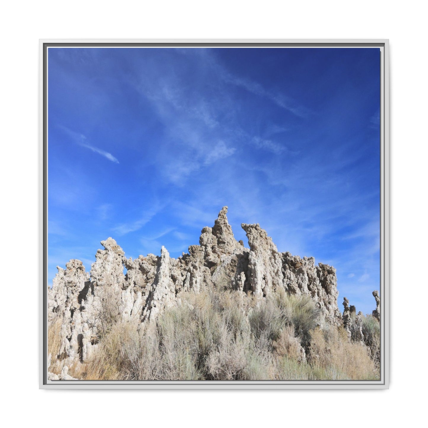 Frozen Sentinels - Unique Stretched Canvas Wall Art