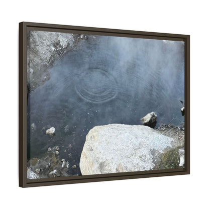 Ripples of Silence - Unique Stretched Canvas Wall Art