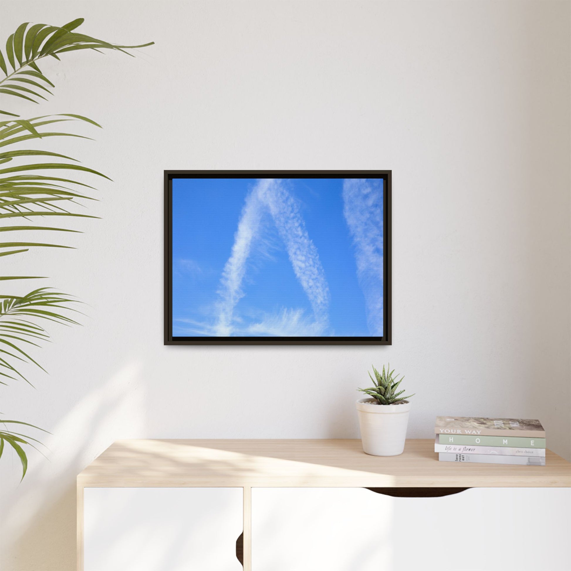 Skyward Whispers - Unique Stretched Canvas Wall Art - Art By Earth