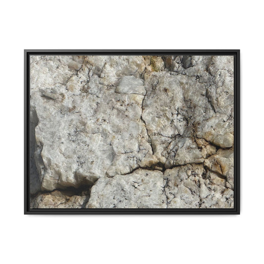 Weathered Limestone Formation - Unique Stretched Canvas Wall Art - Art By Earth