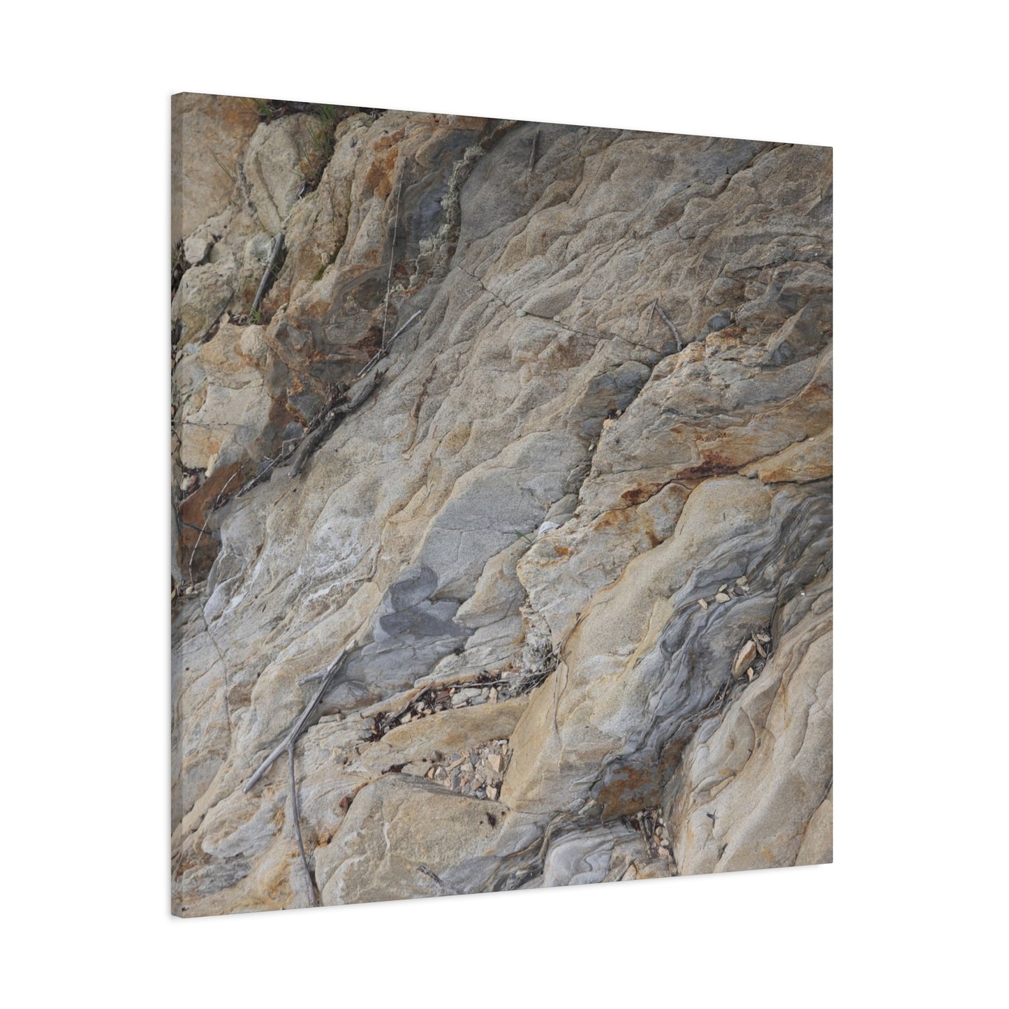 Stone Memory - Unique Frameless Canvas Wall Art - Art By Earth