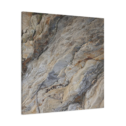 Stone Memory - Unique Frameless Canvas Wall Art - Art By Earth