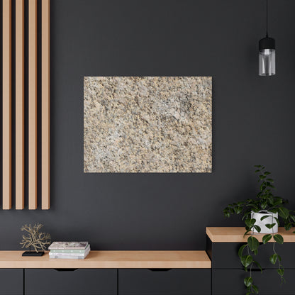 Granular Echoes - Unique Frameless Canvas Wall Art - Art By Earth