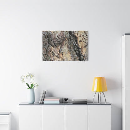 Wooden Labyrinth - Unique Frameless Canvas Wall Art - Art By Earth