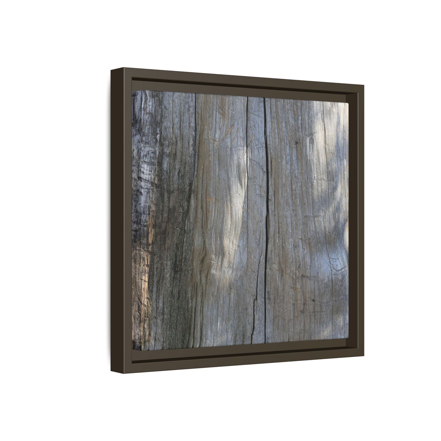 Weathered Wood Surface - Unique Stretched Canvas Wall Art