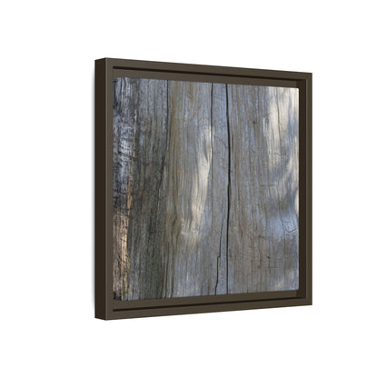 Weathered Wood Surface - Unique Stretched Canvas Wall Art
