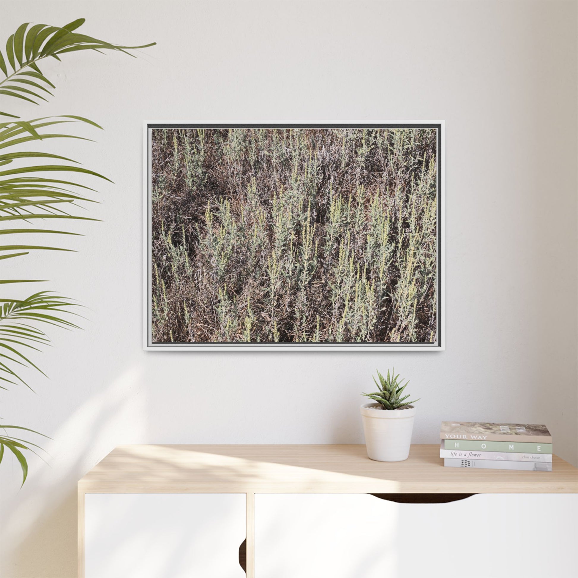 Sage Fields Forever - Unique Stretched Canvas Wall Art - Art By Earth