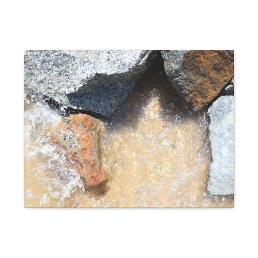 Rocky Embrace - Unique Frameless Canvas Wall Art - Art By Earth