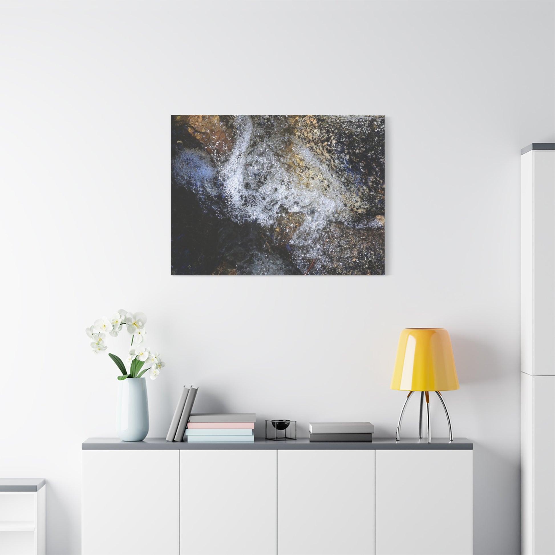 Liquid Stone - Unique Frameless Canvas Wall Art - Art By Earth