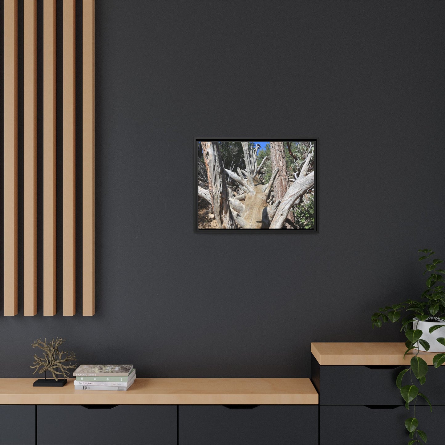 Forest Sentinels - Unique Stretched Canvas Wall Art