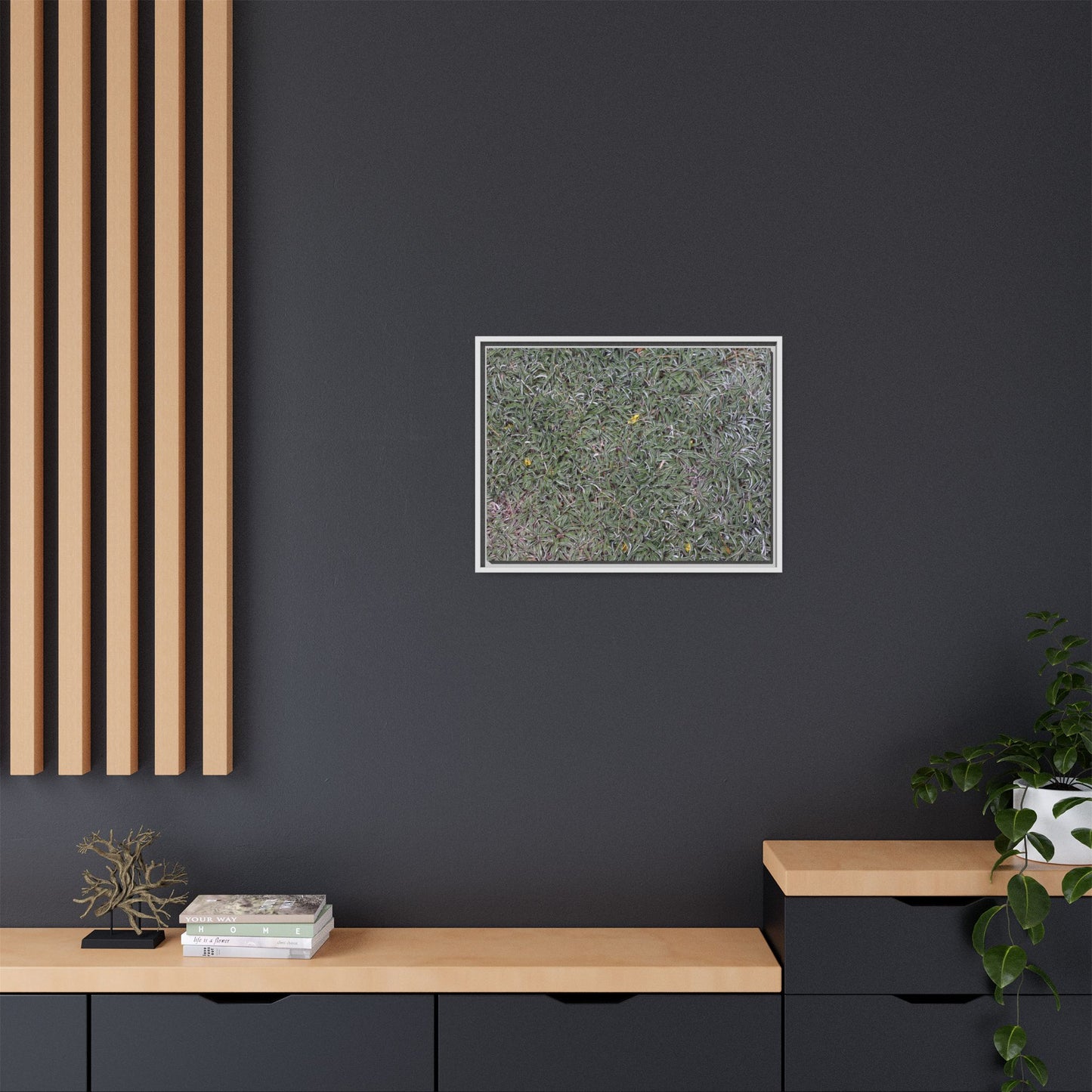 Grassy Texture - Unique Stretched Canvas Wall Art - Art By Earth