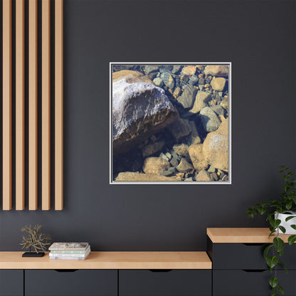 Stone Sanctuary - Unique Stretched Canvas Wall Art