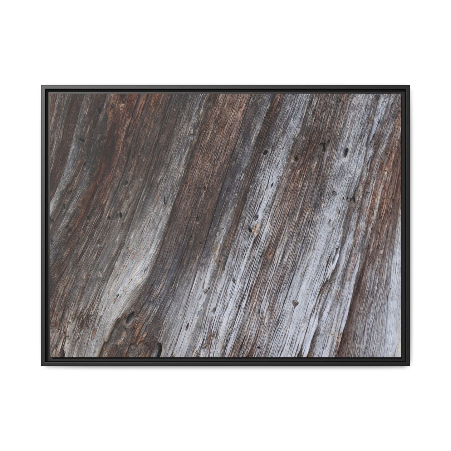 Aged Timber Texture - Unique Stretched Canvas Wall Art - Art By Earth