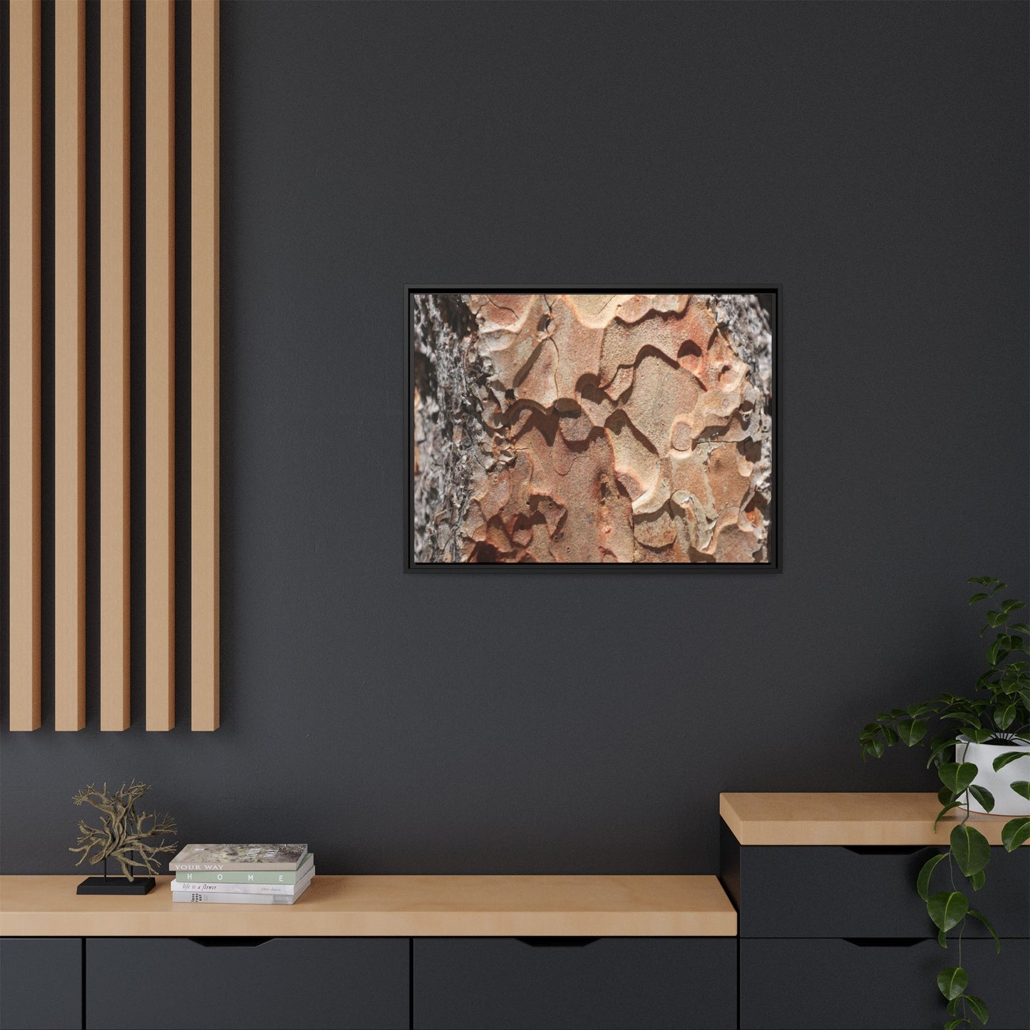 Rust and Stone - Unique Stretched Canvas Wall Art - Art By Earth