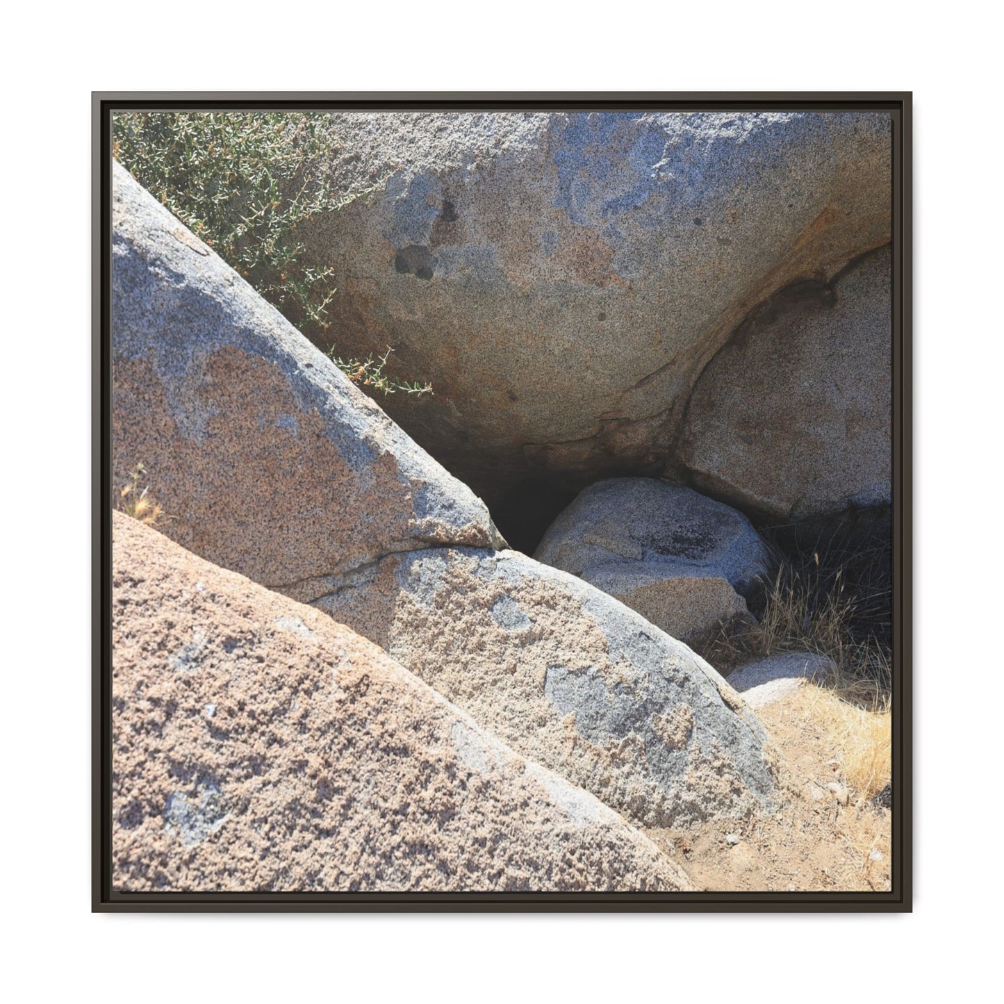 Boulder Shelter - Unique Stretched Canvas Wall Art