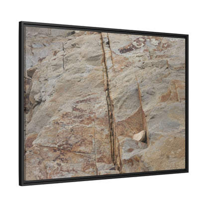 Sedimentary Symphony - Unique Stretched Canvas Wall Art - Art By Earth