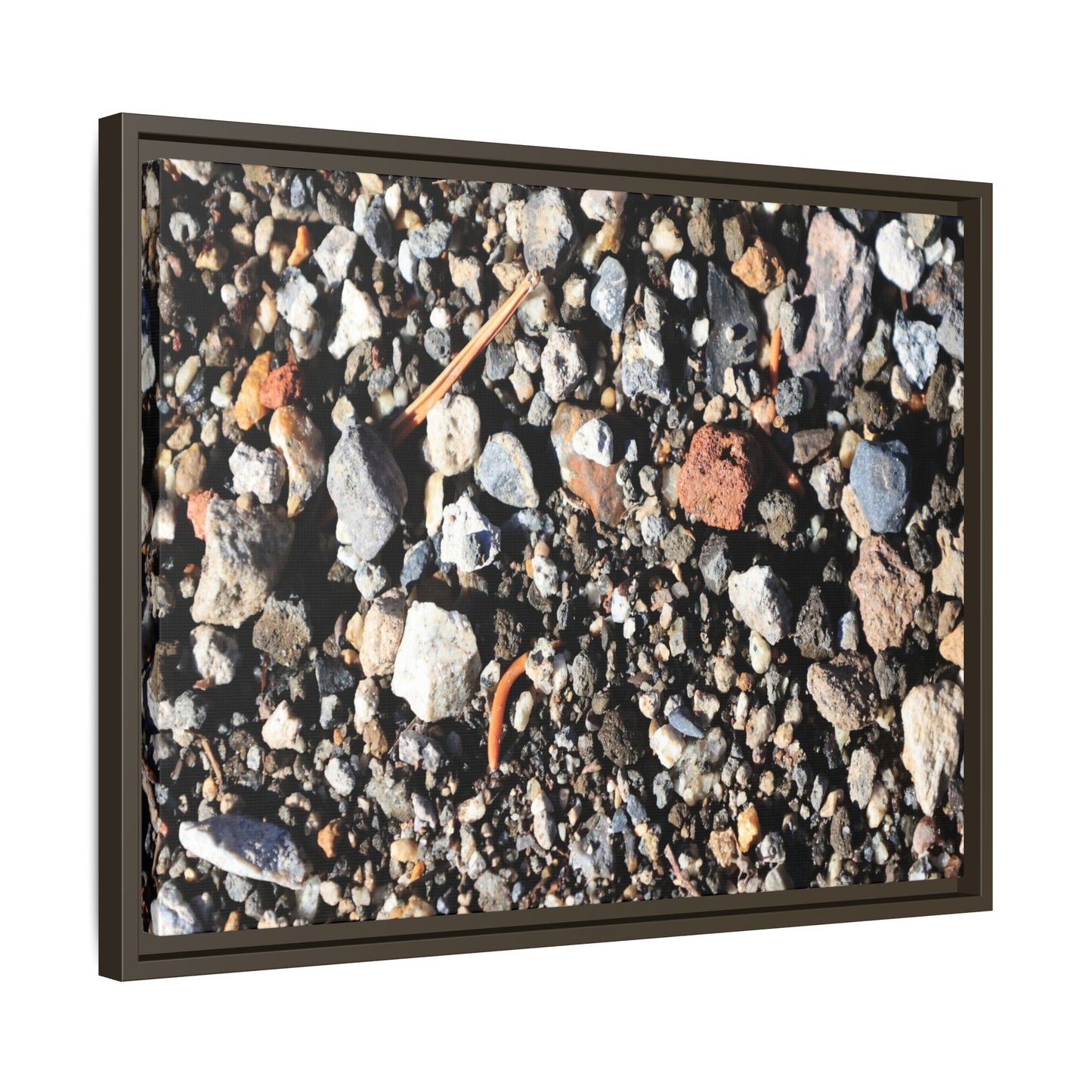 Stones and Soil - Unique Stretched Canvas Wall Art