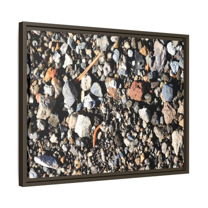 Stones and Soil - Unique Stretched Canvas Wall Art