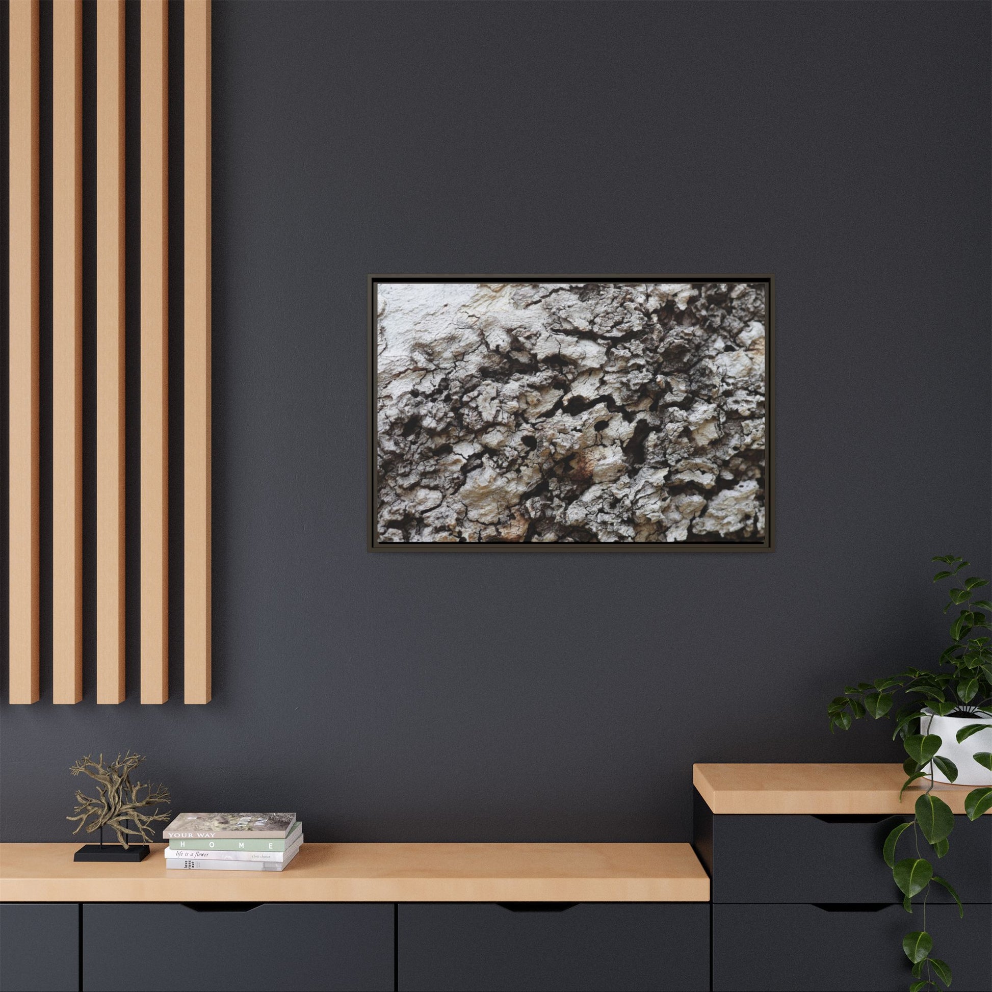 Cracked Terrain - Unique Stretched Canvas Wall Art - Art By Earth