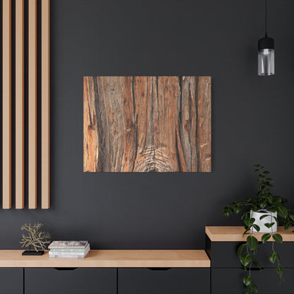 Bark's Ancient Whispers - Unique Frameless Canvas Wall Art - Art By Earth