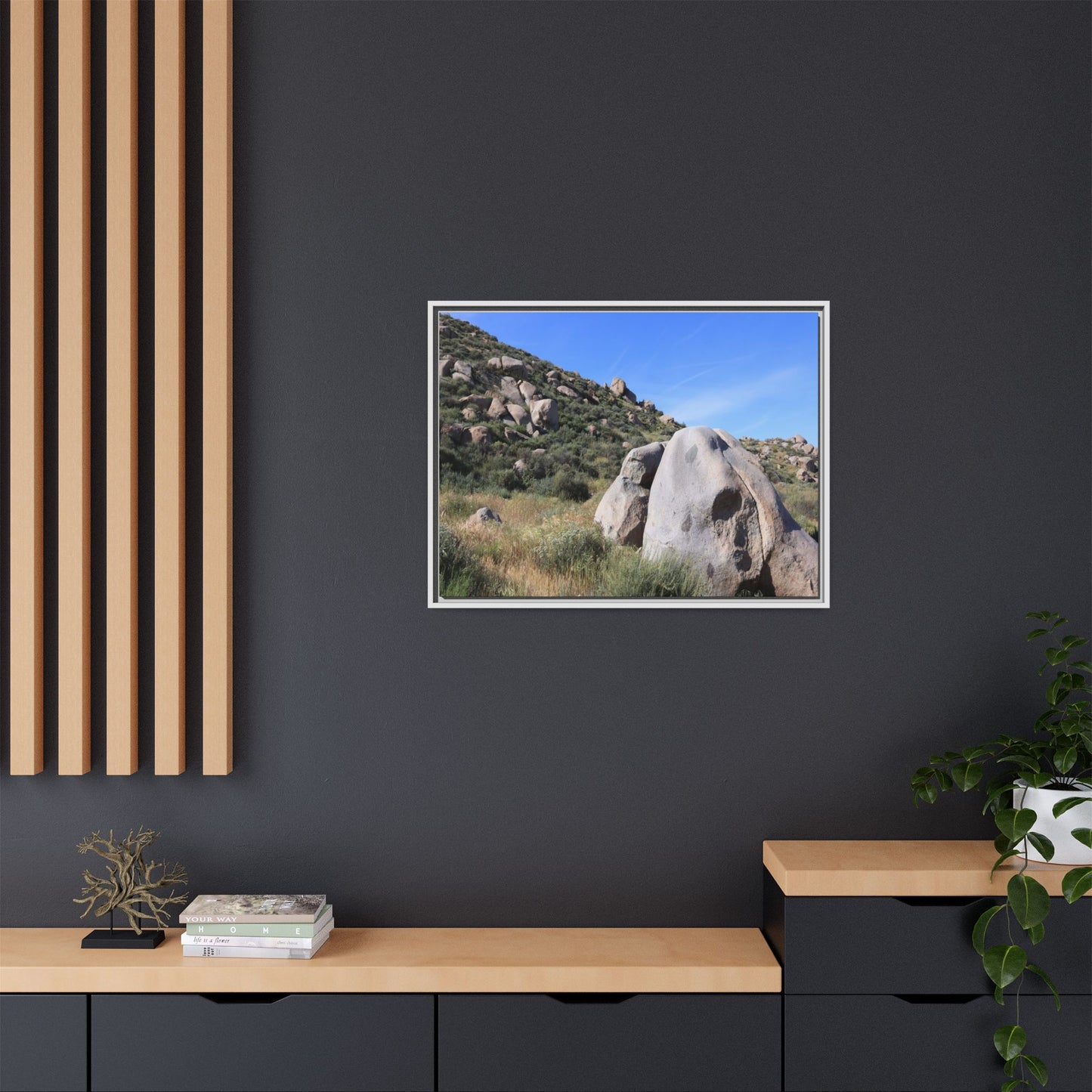 Ancient Stone Guardian - Unique Stretched Canvas Wall Art - Art By Earth