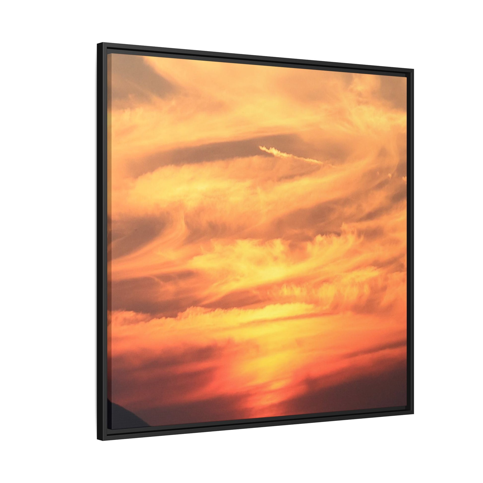 Burning Skies - Unique Stretched Canvas Wall Art - Art By Earth