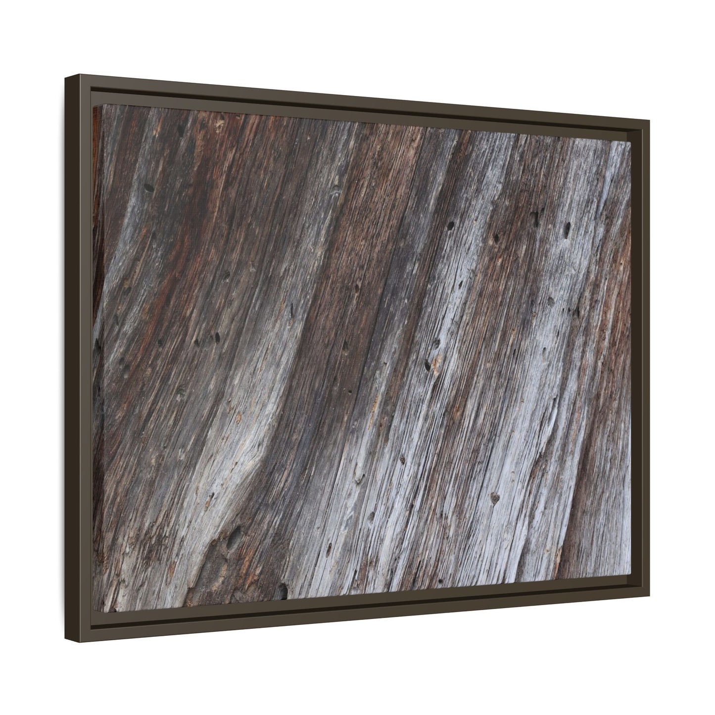 Aged Timber Texture - Unique Stretched Canvas Wall Art - Art By Earth