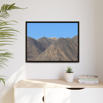 Echoes of Barren Peaks - Unique Stretched Canvas Wall Art - Art By Earth