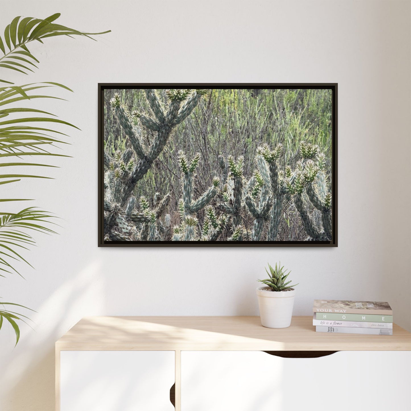 Prickly Paradise - Unique Stretched Canvas Wall Art - Art By Earth