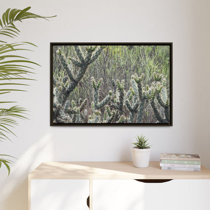 Prickly Paradise - Unique Stretched Canvas Wall Art - Art By Earth
