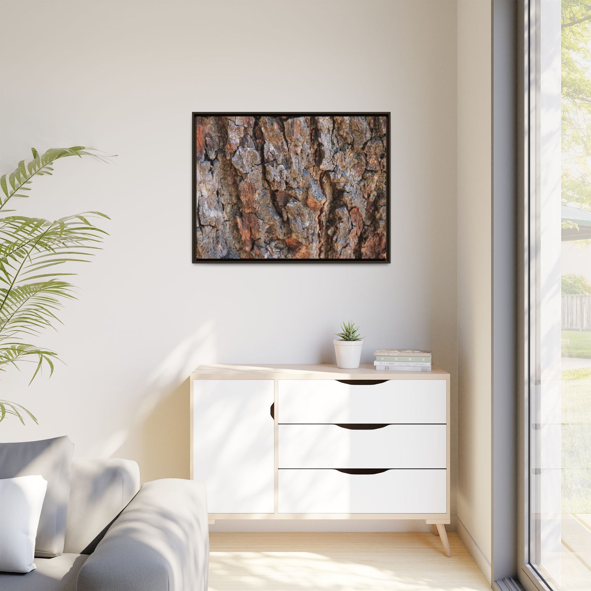 Craggy Textures - Unique Stretched Canvas Wall Art - Art By Earth