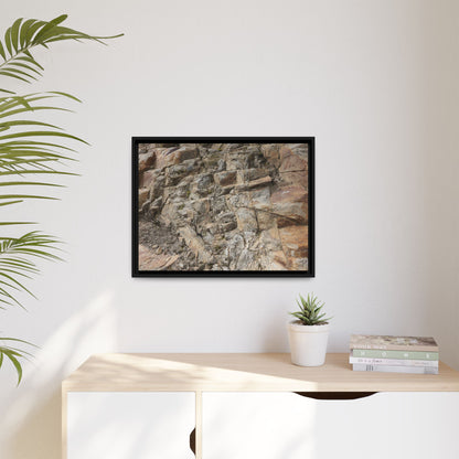 Stone's Silent Story - Unique Stretched Canvas Wall Art - Art By Earth