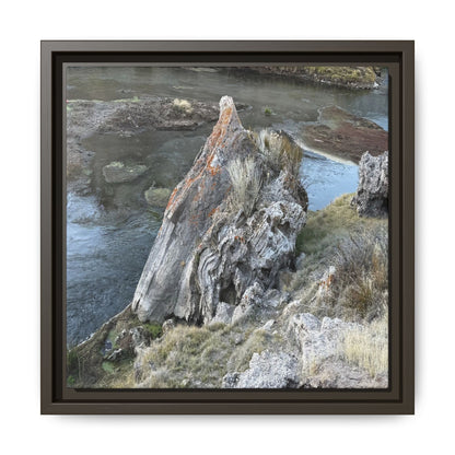 Carved by Water - Unique Stretched Canvas Wall Art