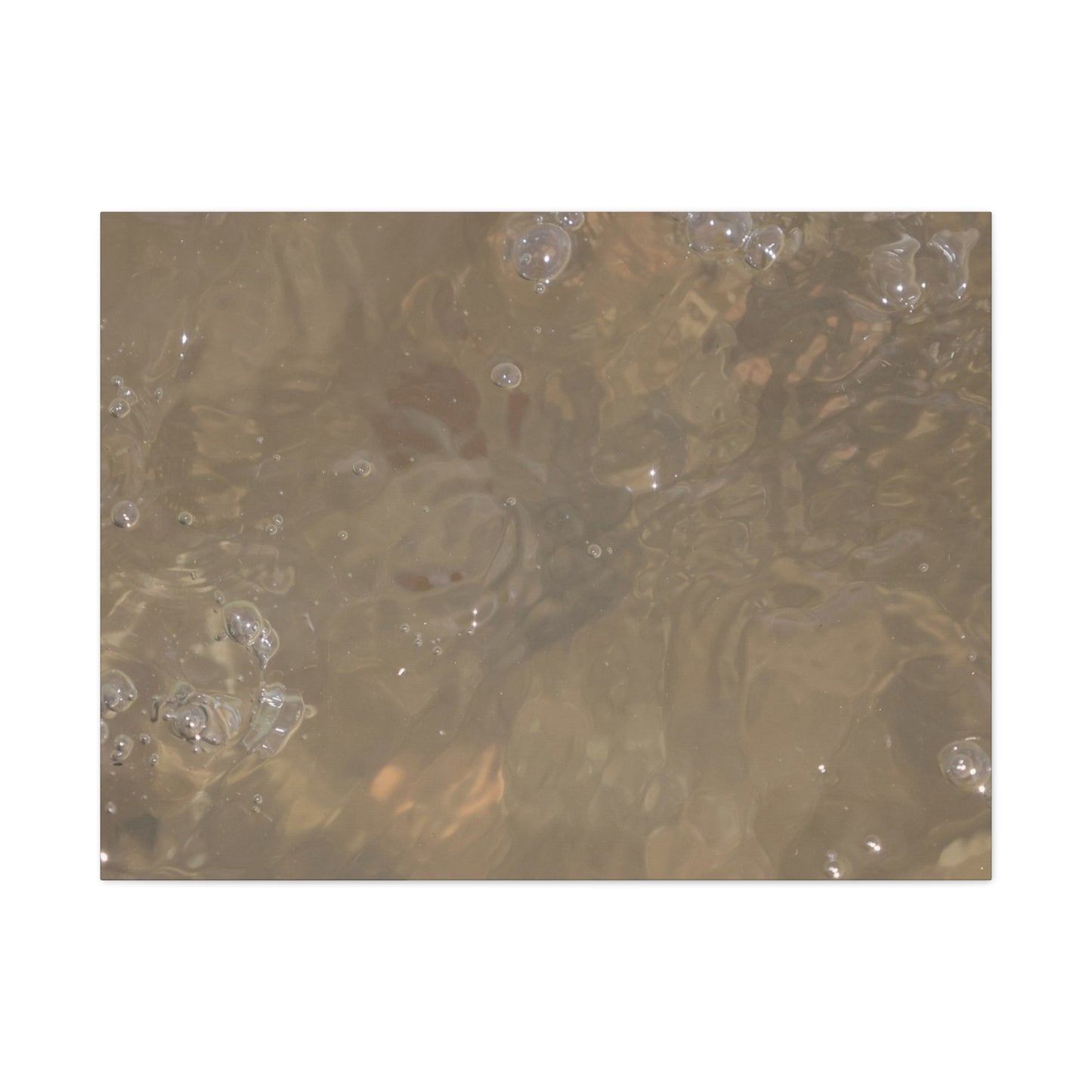 Echoes of Liquid Gold - Unique Frameless Canvas Wall Art - Art By Earth