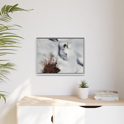 Frostbound Whispers - Unique Stretched Canvas Wall Art