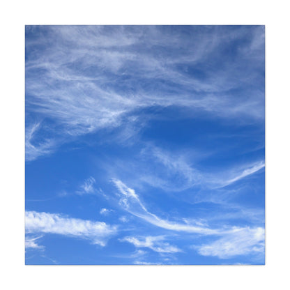 Sky's Ethereal Dance - Unique Frameless Canvas Wall Art - Art By Earth