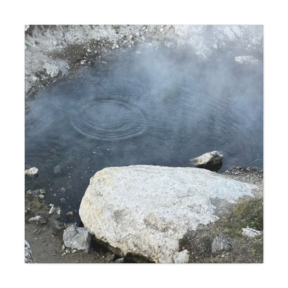 Echoes of Stone and Mist - Unique Frameless Canvas Wall Art