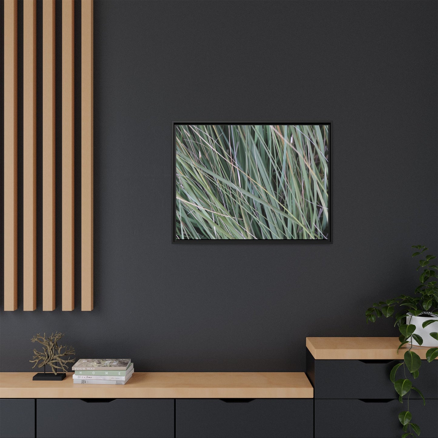 Grassland Symphony - Unique Stretched Canvas Wall Art - Art By Earth