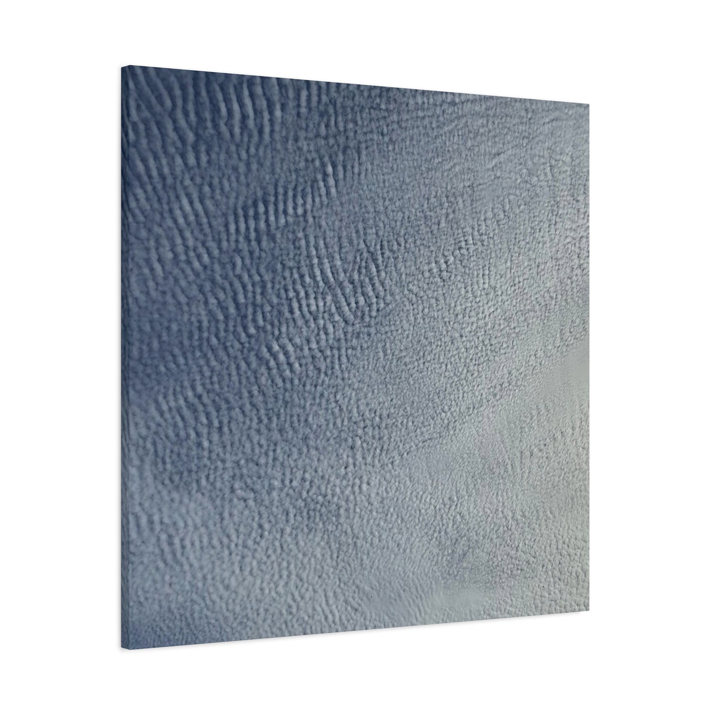 Undulating Whispers of Cerulean - Unique Frameless Canvas Wall Art - Art By Earth