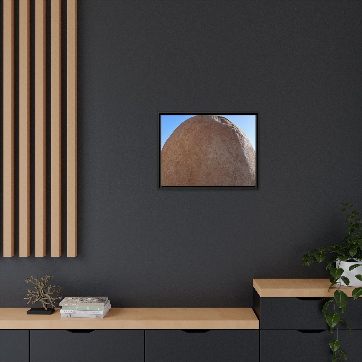 Stone Sphere - Unique Stretched Canvas Wall Art - Art By Earth