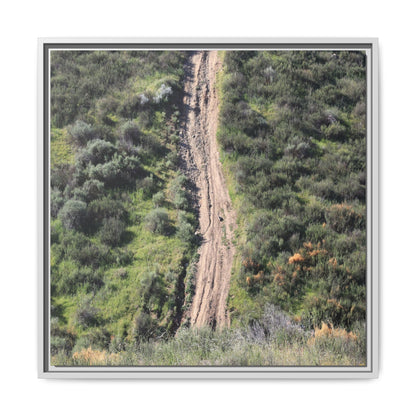 Desert Path Through Sage - Unique Stretched Canvas Wall Art - Art By Earth