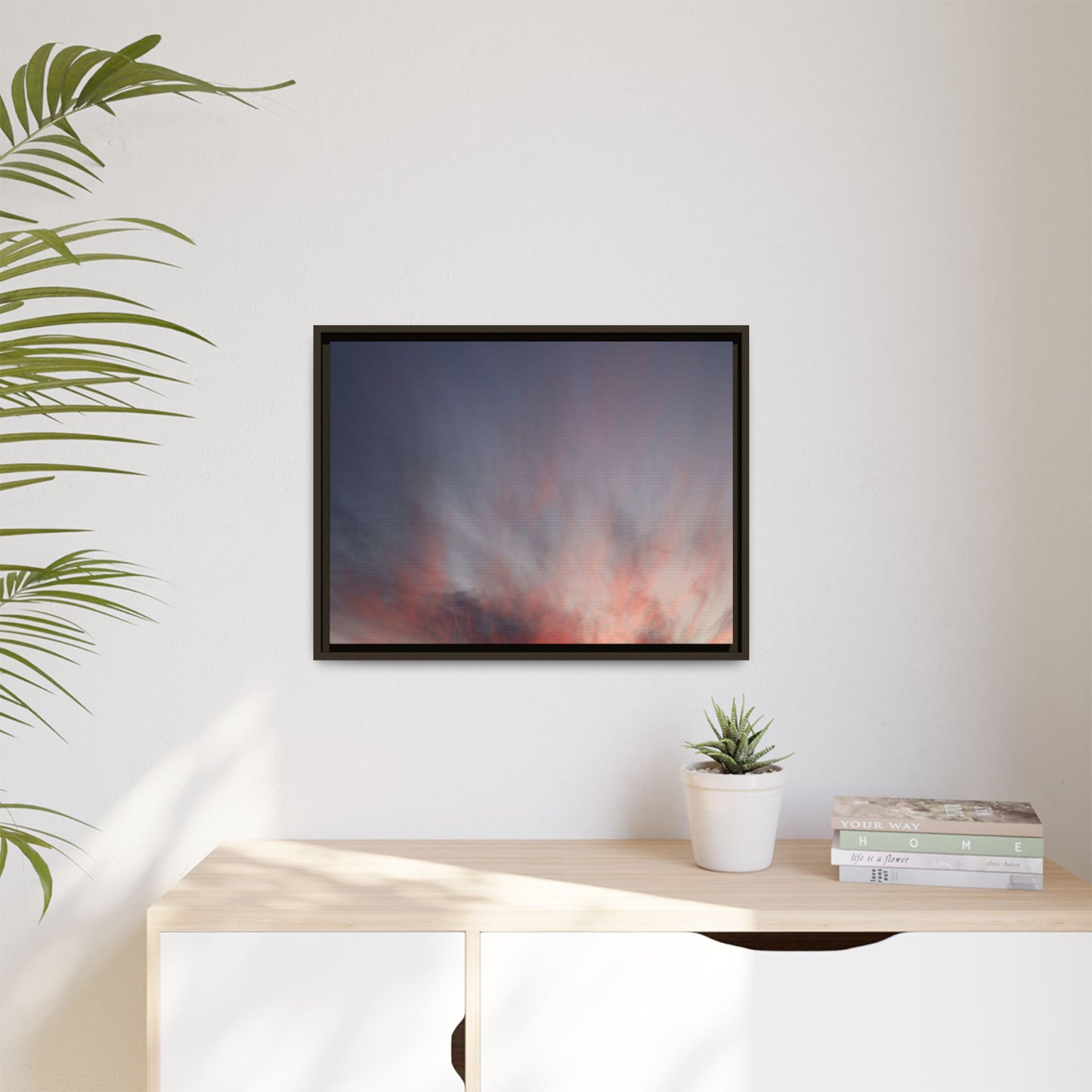 Celestial Blaze - Unique Stretched Canvas Wall Art - Art By Earth