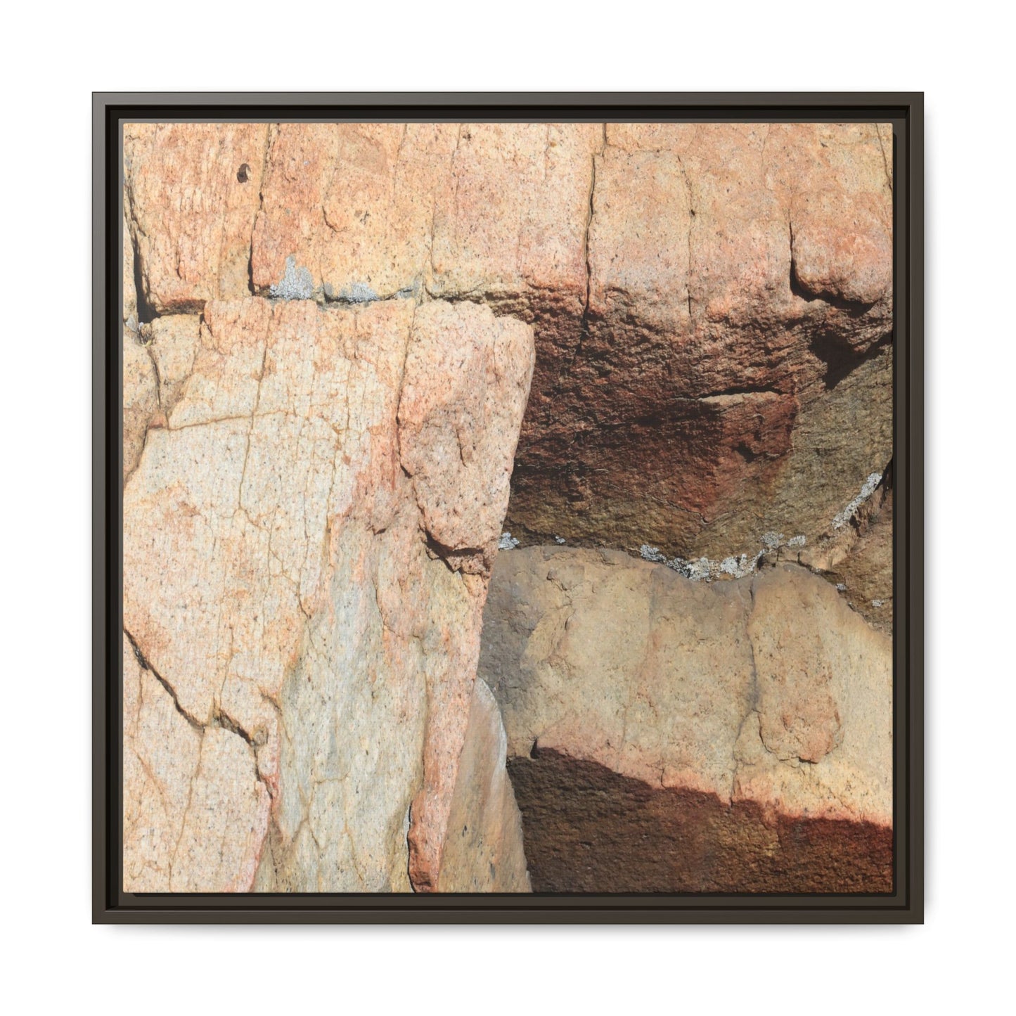 Fractured Stone - Unique Stretched Canvas Wall Art - Art By Earth