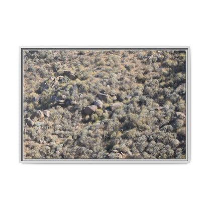 Arid Terrain Study - Unique Stretched Canvas Wall Art - Art By Earth