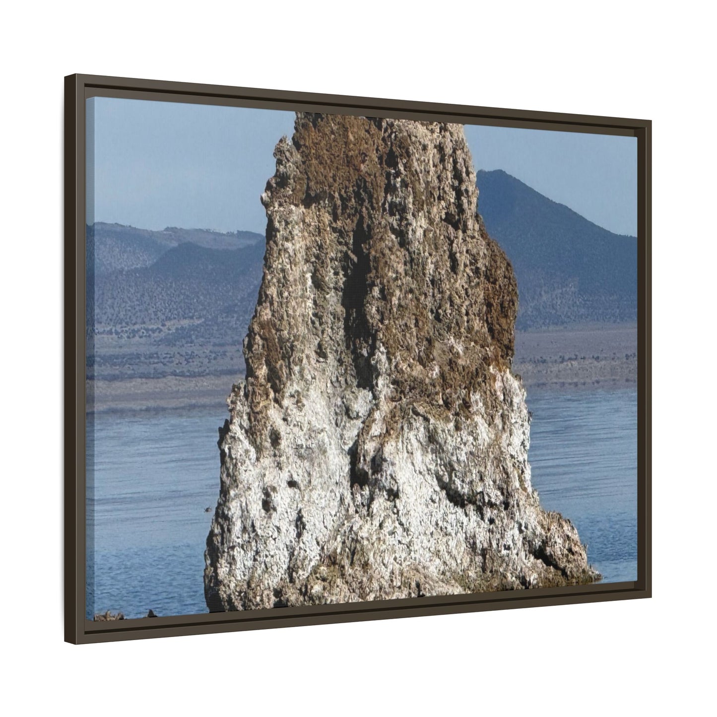 Tufa Tower Reflection - Unique Stretched Canvas Wall Art